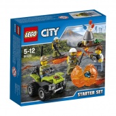 Конструктор LEGO CITY Набор для начинающих Исследователи Вулканов
