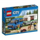 Конструктор LEGO CITY Фургон и дом на колёсах