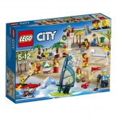 Конструктор LEGO CITY Отдых на пляже - жители