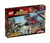 Конструктор LEGO SUPER HEROES Спасательная операция на вертолете Человека-Паука™
