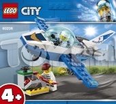 Конструктор LEGO CITY Police Воздушная полиция: патрульный самолёт