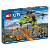 Конструктор LEGO CITY Грузовой вертолёт исследователей вулканов