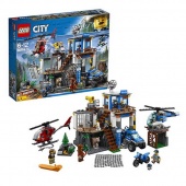 Конструктор LEGO CITY Полицейский участок в горах