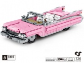Конструктор SY Розовый ретро-кабриолет Cadillac