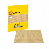 Пластина строительная LEGO желтого цвета