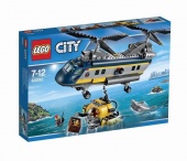 Конструктор LEGO CITY Вертолет исследователей моря