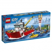 Конструктор LEGO CITY Пожарный катер