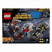 Конструктор LEGO SUPER HEROES Бэтман: Погоня на мотоциклах по Готэм-сити